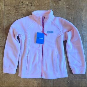 NWT Columbia Youth Berrey Ranch Pink Fleece Jacket